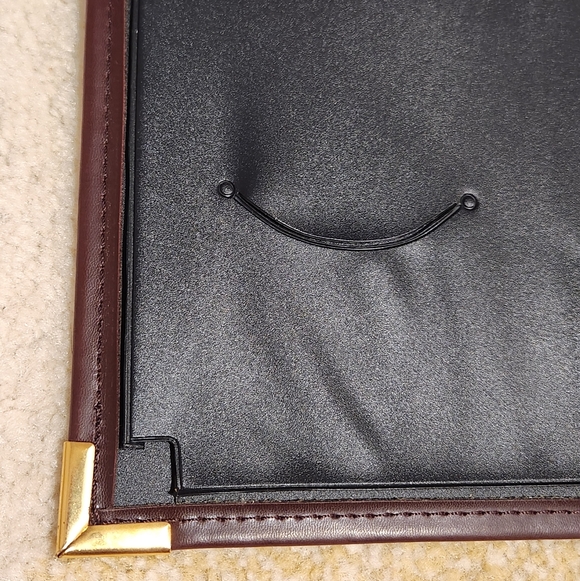 Leather SMU Padfolio - Picture 6 of 12